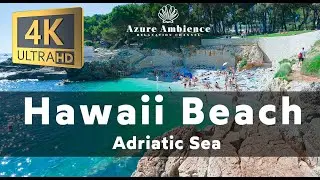 Discover Hawaii Beach and Verudela Canyon in Pula, Croatia | 4K HDR Nature Video Walk