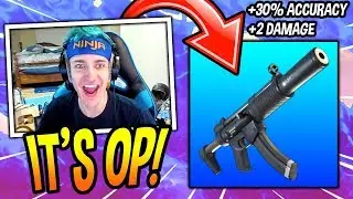 NINJA REACTS TO NEW SUPRESSED SMG BUFF! *OVERPOWERED* Fortnite SAVAGE & FUNNY Moments