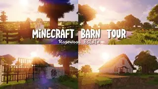 Minecraft Barn Tour | RoseWood Estate 🌹 | Minecraft Equestrian Roleplay