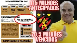 💣ATUALIZAÇÃO DAS DÍVIDAS DO SPORT : 70 MILHÕES DE DÍVIDAS + 115 MILHÕES ANTECIPADOS POR YURI ROMÃO
