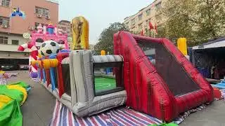 Experience Real Table Football Fun ⚽️ Inflatable Soccer Arena for Team Play | Lilytoys