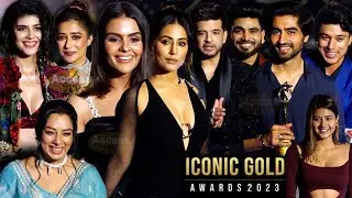 Iconic Gold Awards 2023 | COMPLETE VIDEO |Hina Khan,Karan Kundrra,Priyanka,Shiv Thakare,Anjali Arora