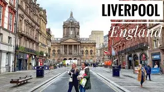 Liverpool City 🇬🇧Walking Tour - George Parade to Liverpool City Centre [4K HDR]