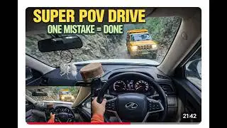 Mahindra XUV300 POV Hyper Ride | Tight Narrow Roads | Insane Control | Mountain Driving