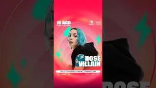 RVF24 Line Up | ROSE VILLAIN - 15 agosto 2024 - Red Valley Festival