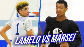 Sophomore LaMelo Ball 30 POINTS VS Marsei Caston 30 POINTS! LaVar CLOWNING In Background!