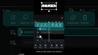 Quick text animation in Vn Video Editor