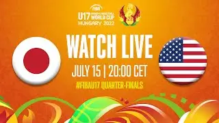 Full Basketball Game | QUARTER-FINALS: Japan v USA | FIBA U17 Women's Basketball World Cup 2022