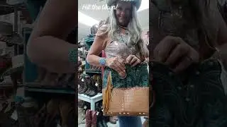 Top Shelf Cowboy Boot Totes with Fringe - Handmade from upcrafted cowboy boots