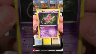 Building a Binder Themed Page of Mew, Just Mew. Hopefully my collection is hype! #30daysuperfans