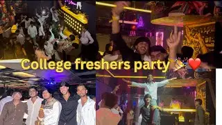 Lingayas Lalita devi college ki fresher party 🎉 ||party mai chla diya Neeraj Pepsu ke gaana❤️😂