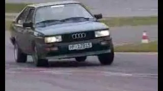 Drifting with front wheel drive Audi GT