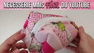 A necesserie mais fácil de fazer que você vai encontrar, com passo a passo e medidas 