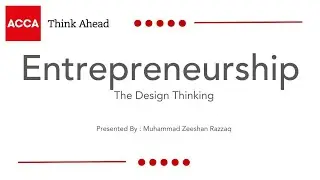 Entrepreneurship &ndash; Design Thinking | Innovate & Build Impactful Businesses