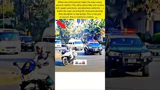 Elite Police Motorcycle Escort in Action | High-Speed Law 🇺🇸#shorts#PoliceEscort#MotorcyclePolice