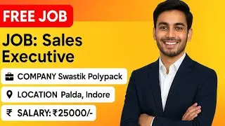 Urgent Hiring! Sales Executive in Indore &ndash; Salary up to ₹25000 | Apply Fast 2025-2026