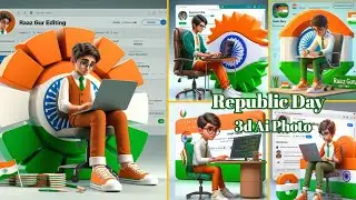 Republic Day 3d Ai Photo Create in Bing Ai Image Creator || Republic Day Photo Editing 2024