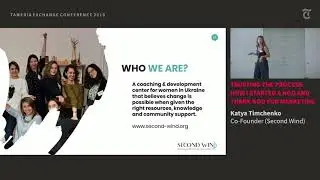 How I started an NGO & thank God to marketing - Katya Tymchenko (Second Wind)