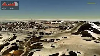 Fimmv&ouml;r&eth;uh&aacute;ls - Laugavegur: Skogar &ndash; Landmannalaugar ∆ hiking trails ∆ 3d-trail.com/iceland/