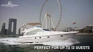 Luxury 50 Ft Yacht Experience in Dubai | Perfect for 12 Guests | Dubai Marina Cruise
