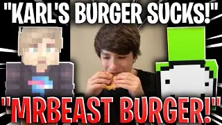 GeorgeNotFound REVIEWS KARL'S BURGER! (MrBeast)
