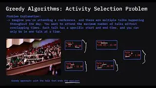 Greedy Algorithms: Activity Selection Problem | Data Structures and Algorithms #32