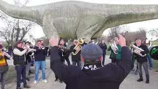 Wundergugge Basel und Gladdi Addore Basel (Platzkonzert Marschprob Gr&uuml;n 80/ 25.1.2026)