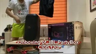 Unboxing  JBL Party Box Club 120