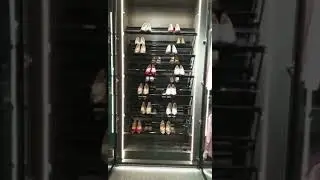 Automated Rotating Vertical Shoes Storage Carousel Rack