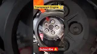 TRANSPARENT ENGINE 😱🦾😱| PULSAR RS200 😱🦾🔥| #shorts #youtubeshorts #engine #pulsar
