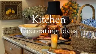 Colorful Kitchen Decorating Ideas || Summer to Fall Transition || Spices & Bowls for Baking