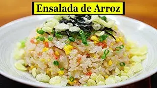 Ensalada de Arroz con Atún y Mayonesa 🥗😋