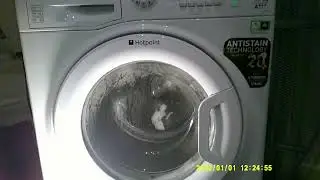 Hotpoint Ultima SWMD9637: Rinse, 1600rpm, 36 minutes (Part 2)