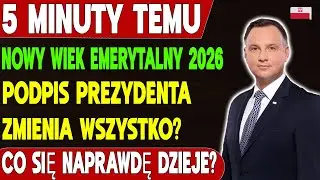 Wiek emerytalny w Polsce 2026 &ndash; Co tak naprawdę zmienia podpis prezydenta?