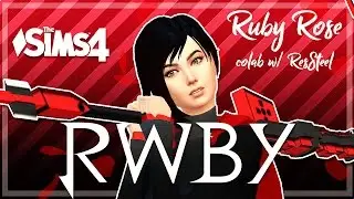 The Sims 4: Create A Sim! | RUBY ROSE FROM RWBY! w/ResSteel♡