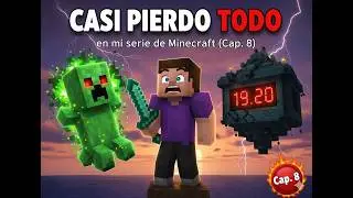&iexcl;CASI PIERDO TODO EN MI SERIE DE MINECRAFT! 😱 (Cap. 8)