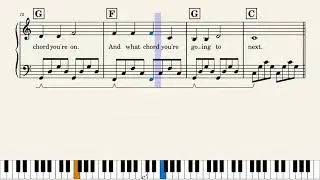 Peaceful Interval Song in C Major by Lisa Madeline Frimberger
