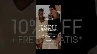 Cupom de funcion&aacute;rio 10365azzas dando 10% off e frete gr&aacute;tis no site da Hering