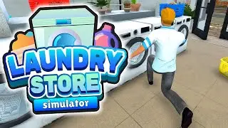 Laundry Store Simulator #26: Awans Pracownik&oacute;w 😎