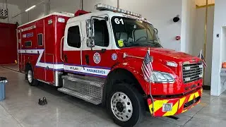 POMPANO BEACH FIRE RESCUE 61 PARAMEDICS RESPONDING FROM QUARTERS ON NW 3RD IN POMPANO BEACH, FLORIDA