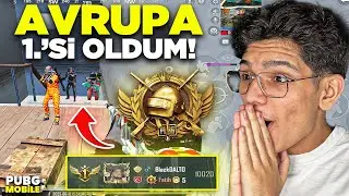 AVRUPA 1'Sİ OLDUM! EFSANE RANK MAÇI ! - PUBG MOBİLE
