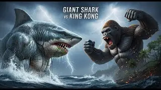 GIANT MEN SHARK vs KONG 😱 | Ocean to Jungle Destruction | ENDING SHOCKING!