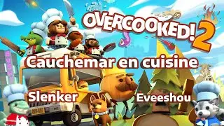 Overcooked 2 monde no&euml;l partie 3 avec Slenker FR