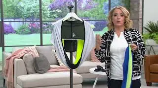 Tashon Packable Infinity Scarf with Side Zipped Pocket on QVC