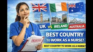 UK vs Ireland vs Australia 🇬🇧🇮🇪🇦🇺 | Best Country for Nurses to Work Abroad #NursesAbroad #nurselife
