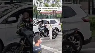 Height doesn't matter for this biker #bike #bikelover #rider #ride #shorts #short #cute #viral