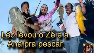 😍 LÉO LEVOU A NORA ANA CASTELA E SEU FILHO ZÉ FELIPE PARA PESCAR NO PANTANAL. 