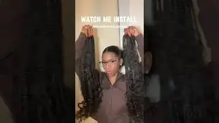 INSTALL AMAZON BOHO BOX BRAIDS WITH ME | #bohoboxbraids #crotchet #naturalhair #bohobraids