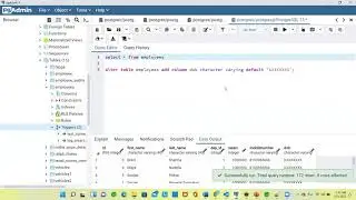 Add Column to existing Table | Add column to table with default value