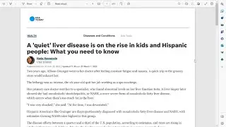 USA Today Covers Fatty Liver Disease; NASH kNOWledge Talks with the Reporter